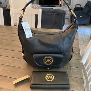 Michael Kors Handbag with Matching Wallet